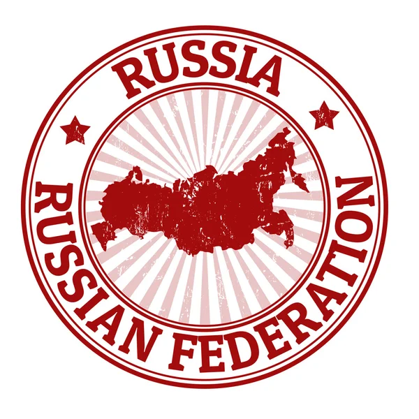 Rusland stempel — Stockvector