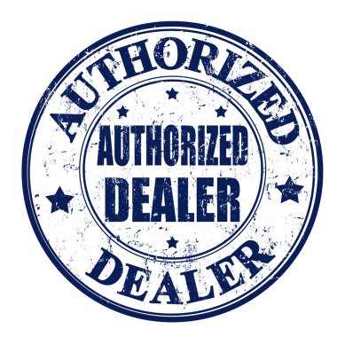 Authorized dealer stamp clipart