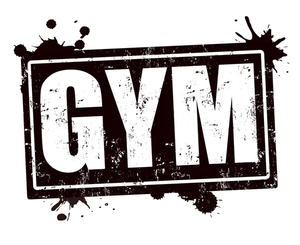 Sello GYM — Archivo Imágenes Vectoriales