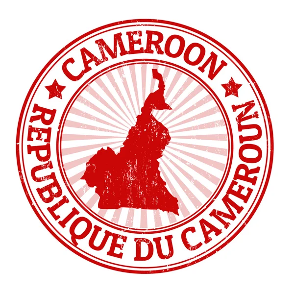 Sello Camerún — Vector de stock