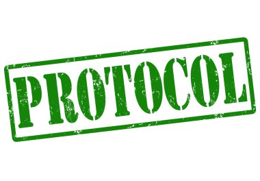 Protocol stamp clipart