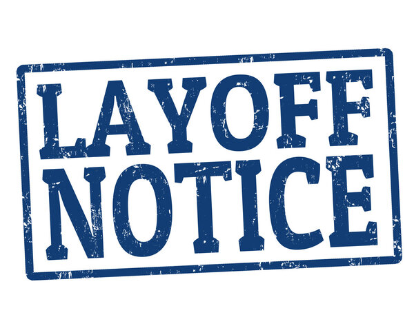 Layoff notice stamp