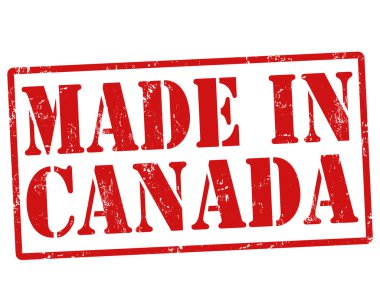 Made in Canada stamp clipart