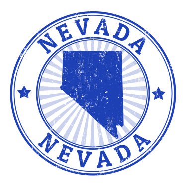 Nevada stamp clipart