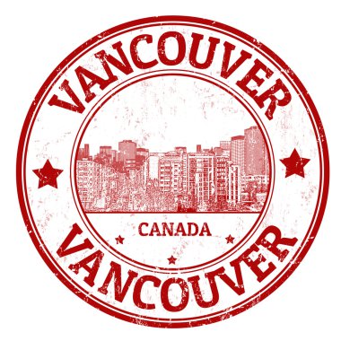 Vancouver stamp clipart