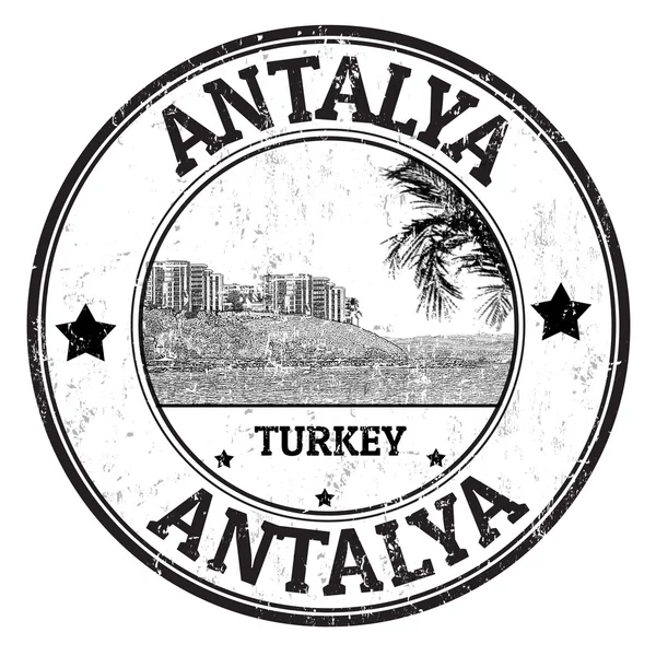 Antalya stamp — Stock Vector