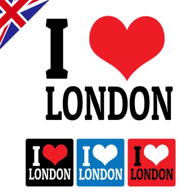 Londra işaret ve etiket seviyorum.