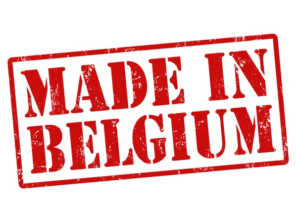 Made in Belgium stamp — Stock Vector