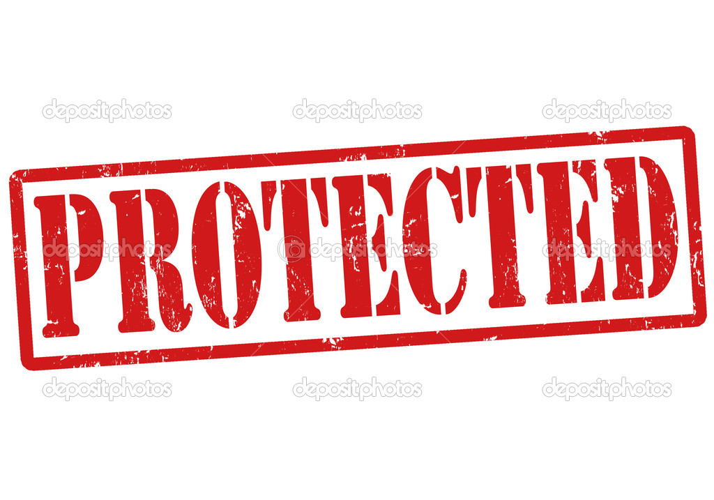 Protected stamp Stock Vector Image by ©roxanabalint #32484897