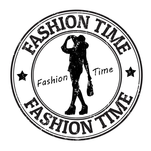 Fashion time stamp — Stock Vector