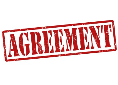 Agreement stamp clipart