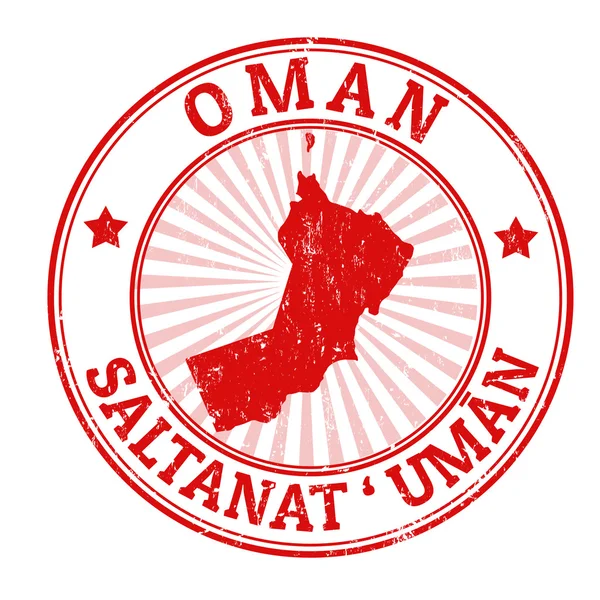 Оман штамп — стоковий вектор