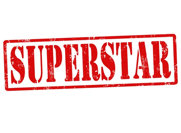Superstar stempel — Stockvector