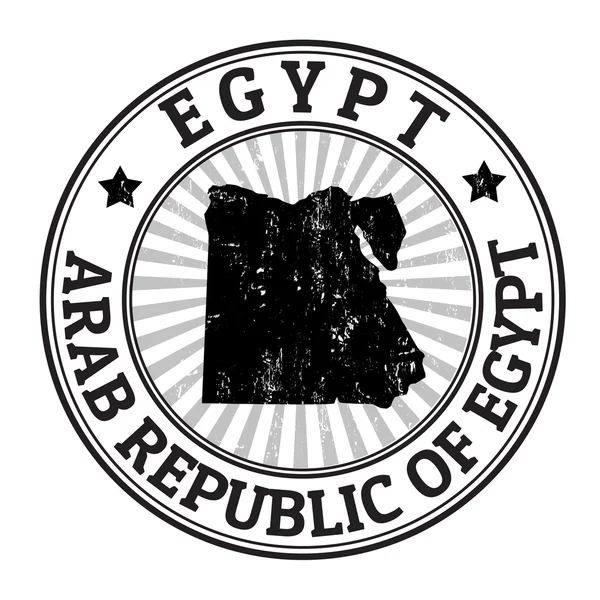 Egypte stempel — Stockvector