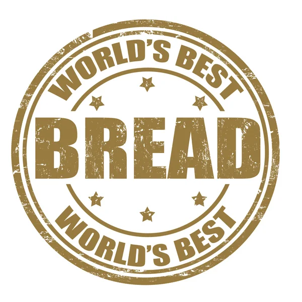 Bread stamp — Stock Vector