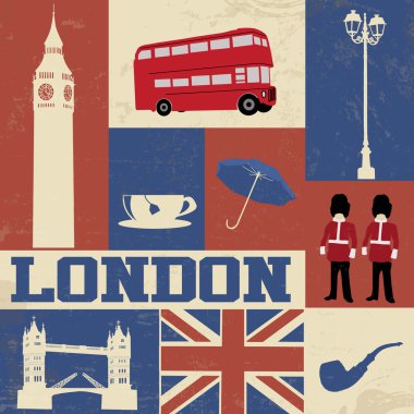 Londra sembolleri poster