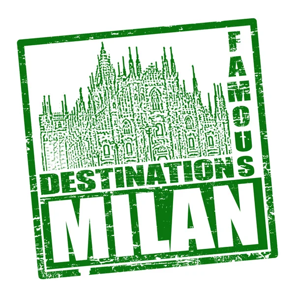 Timbre Milan — Image vectorielle