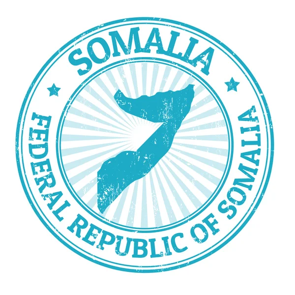 Sello Somalia — Vector de stock