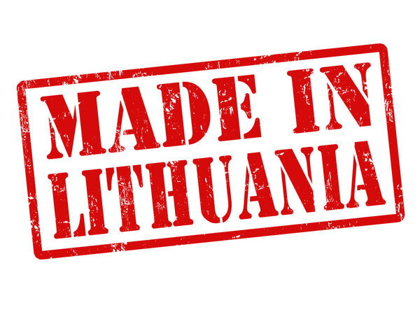 Made in Lithuania stamp