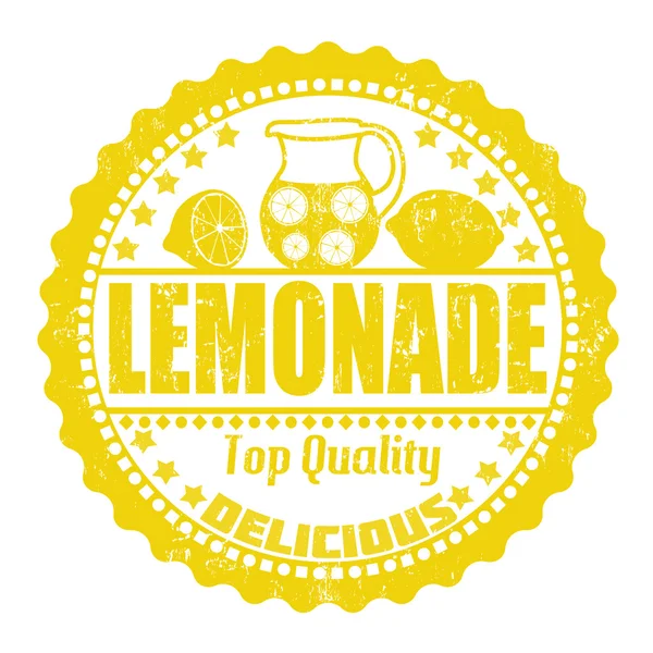 Timbre de limonade — Image vectorielle