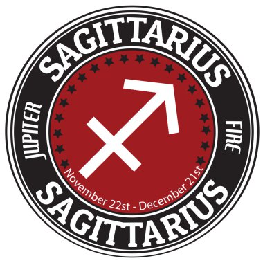 sagitarius zodyak etiketi