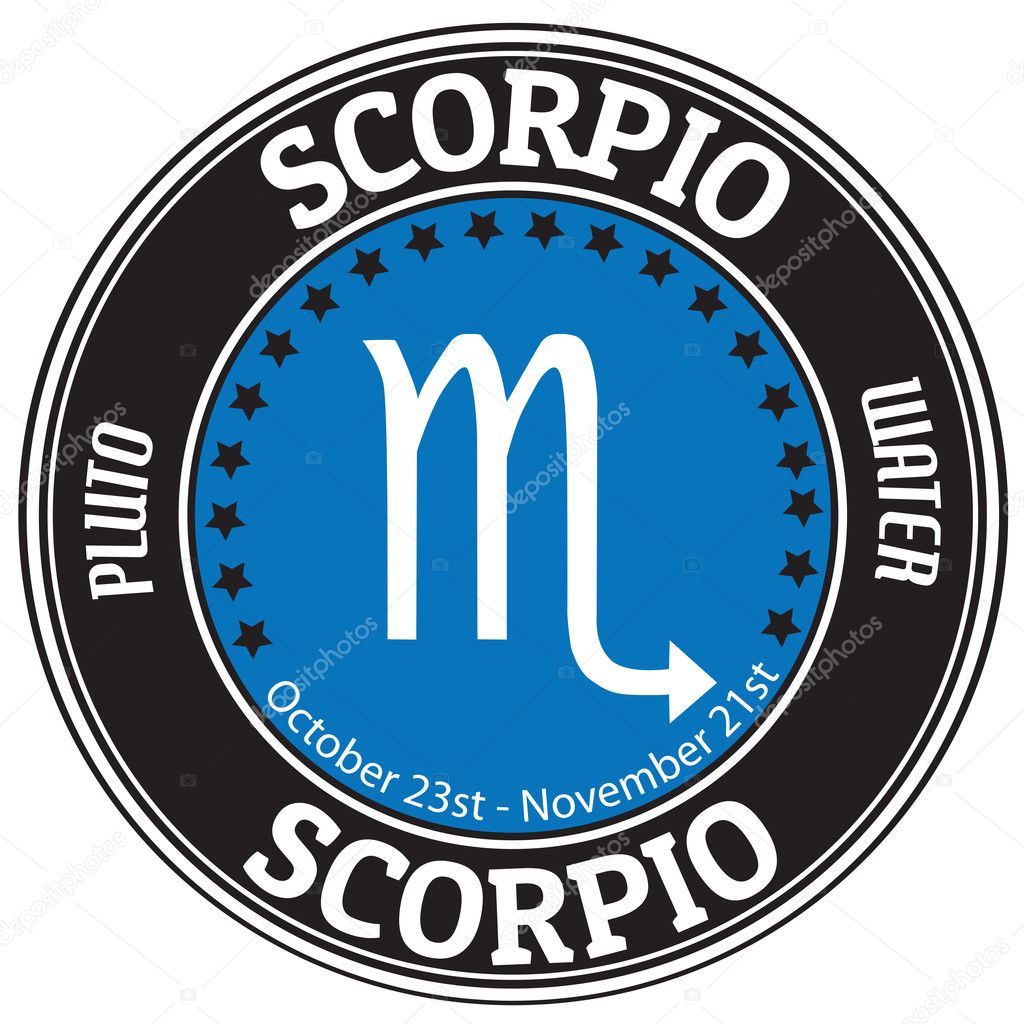 Scorpio zodiac label
