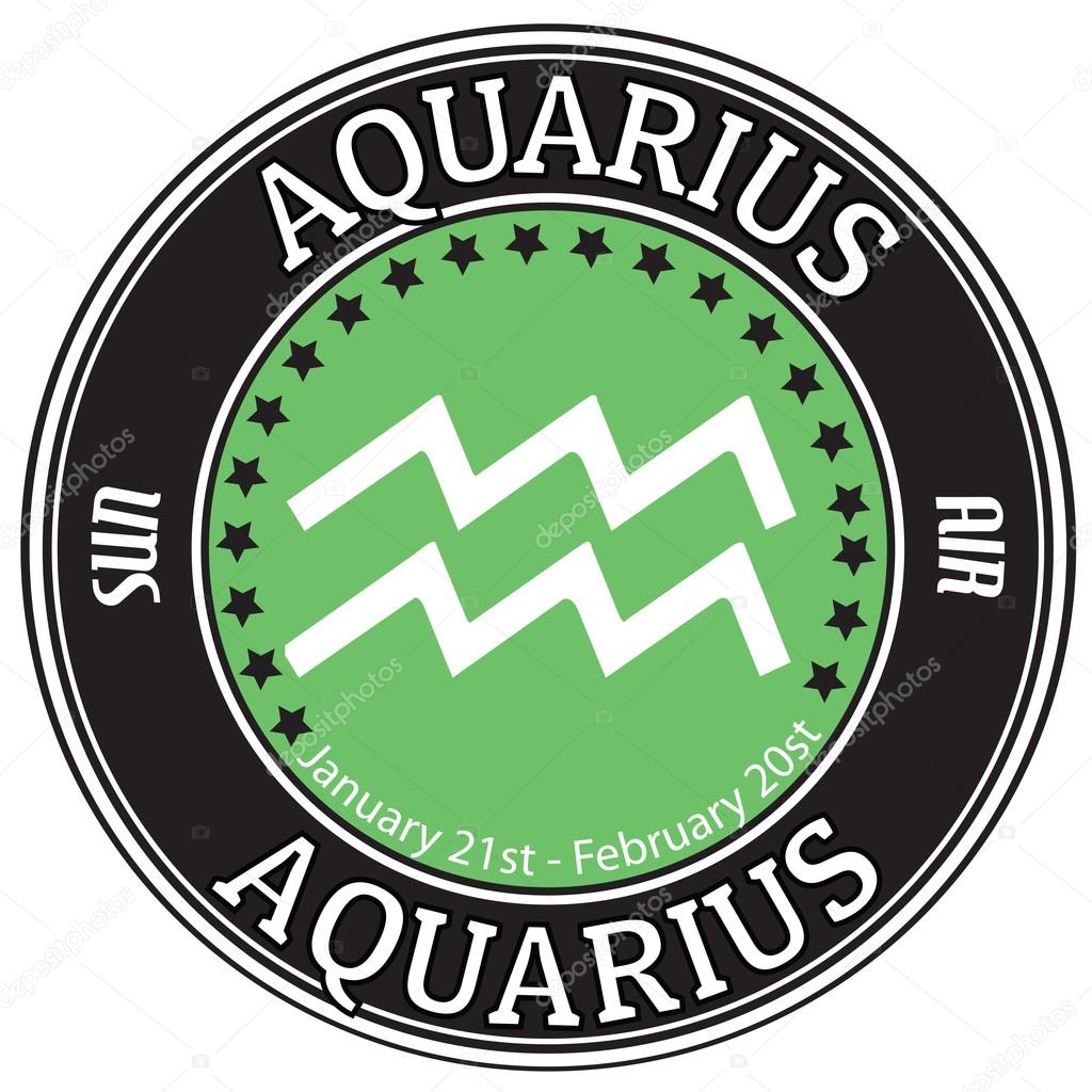 Aquarius zodiac label