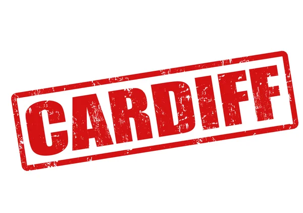 Cardiff stempel — Stockvector