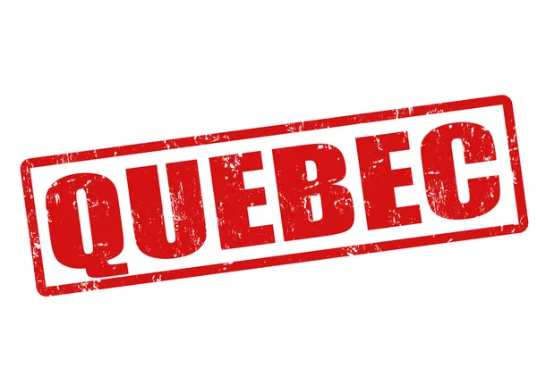 Carimbo de Quebec — Vetor de Stock