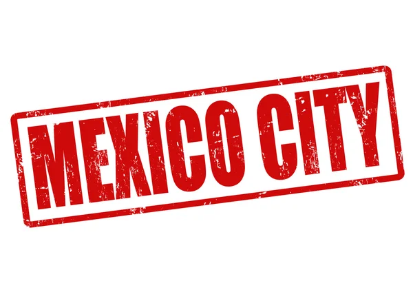 Mexico city stamp — Stock Vector