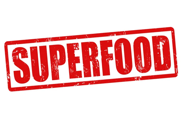 Superfood stempel — Stockvector