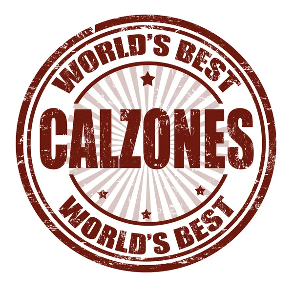 Calzones штамп — стоковий вектор