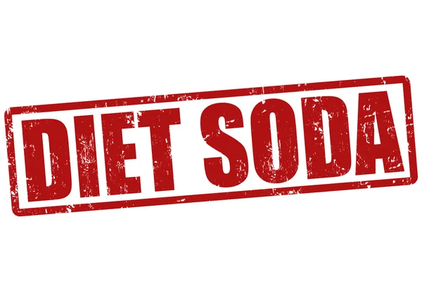 Diet soda stämpel — Stock vektor