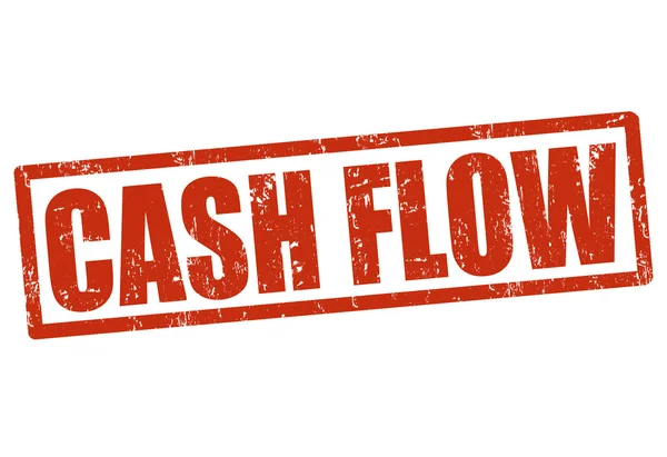 Cash flow stamp — Stock Vector