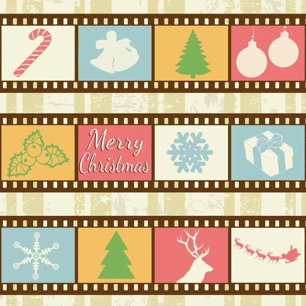 Fondo de Navidad retro — Archivo Imágenes Vectoriales