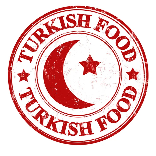 Turkish food stamp — Stock Vector