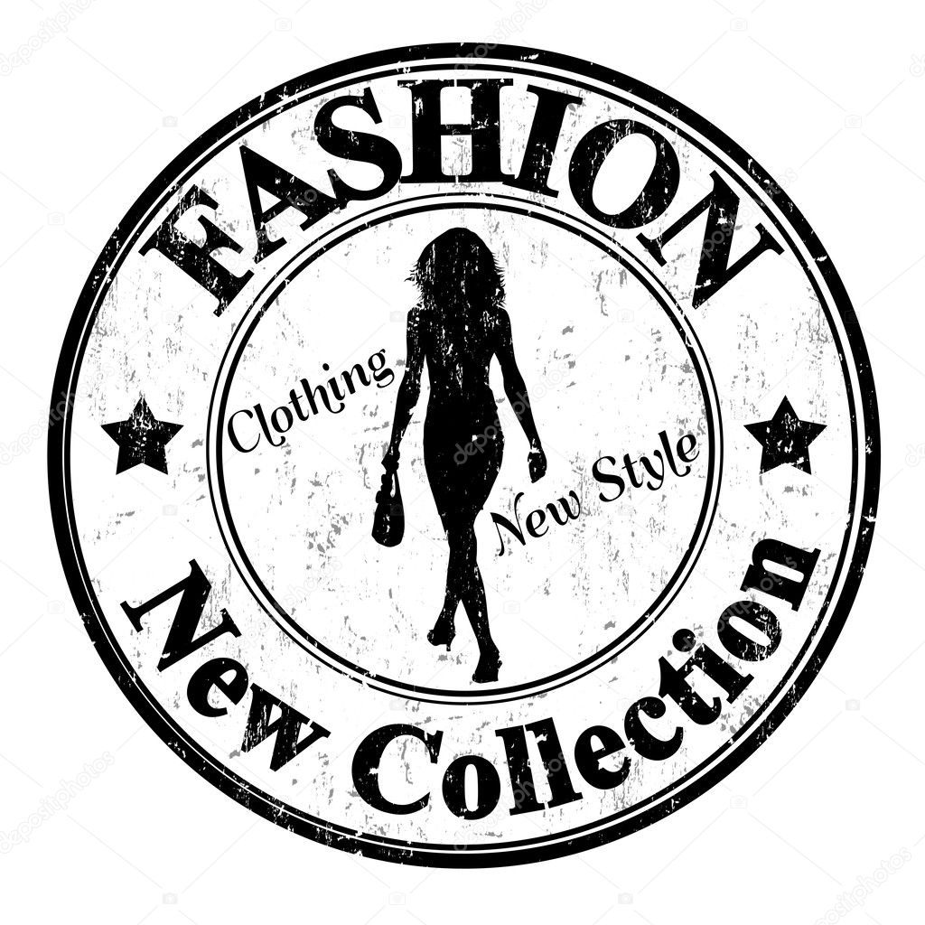 Fashion, new collection stamp