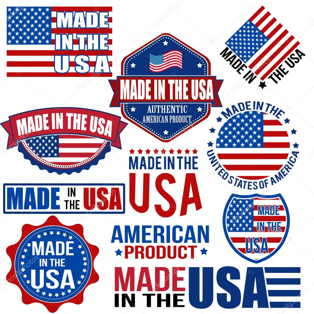 Made in the USA graphics and labels