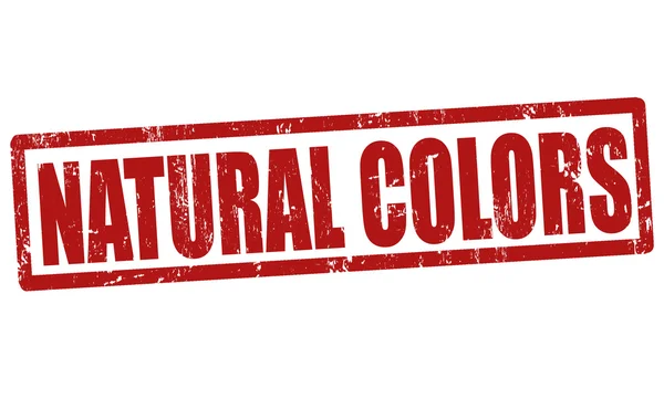 Pieczęć naturalne kolory — Wektor stockowy