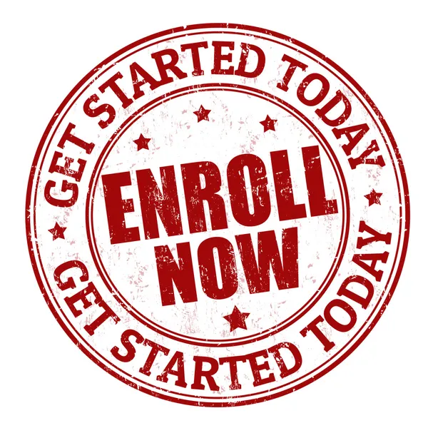 Enroll now stamp Vector Art Stock Images | Depositphotos