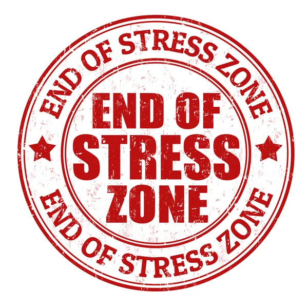 Штамп зоны стресса — стоковый вектор