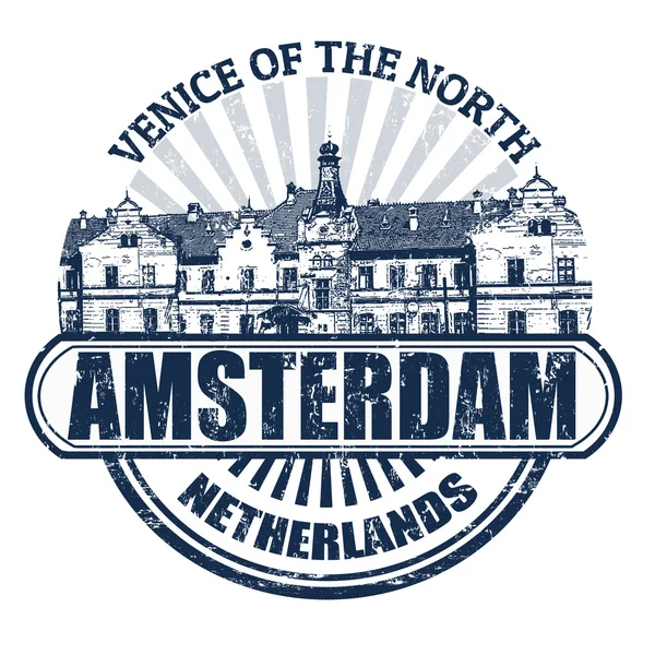Timbre Amsterdam — Image vectorielle