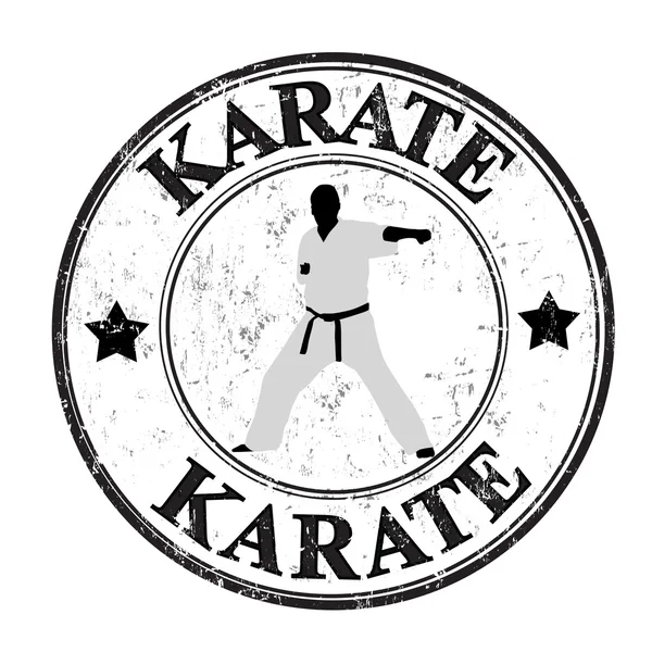 Karate stempel — Stockvector