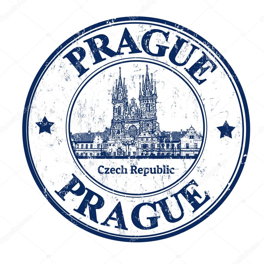 Prague stamp