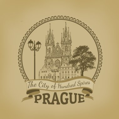 Prag (yüz kuleler kenti) poster