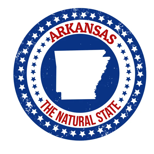 Arkansas stempel — Stockvector