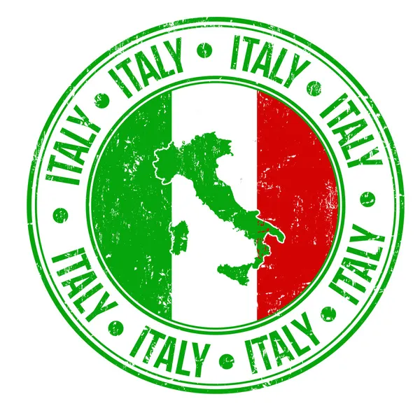 Timbre Italie — Image vectorielle