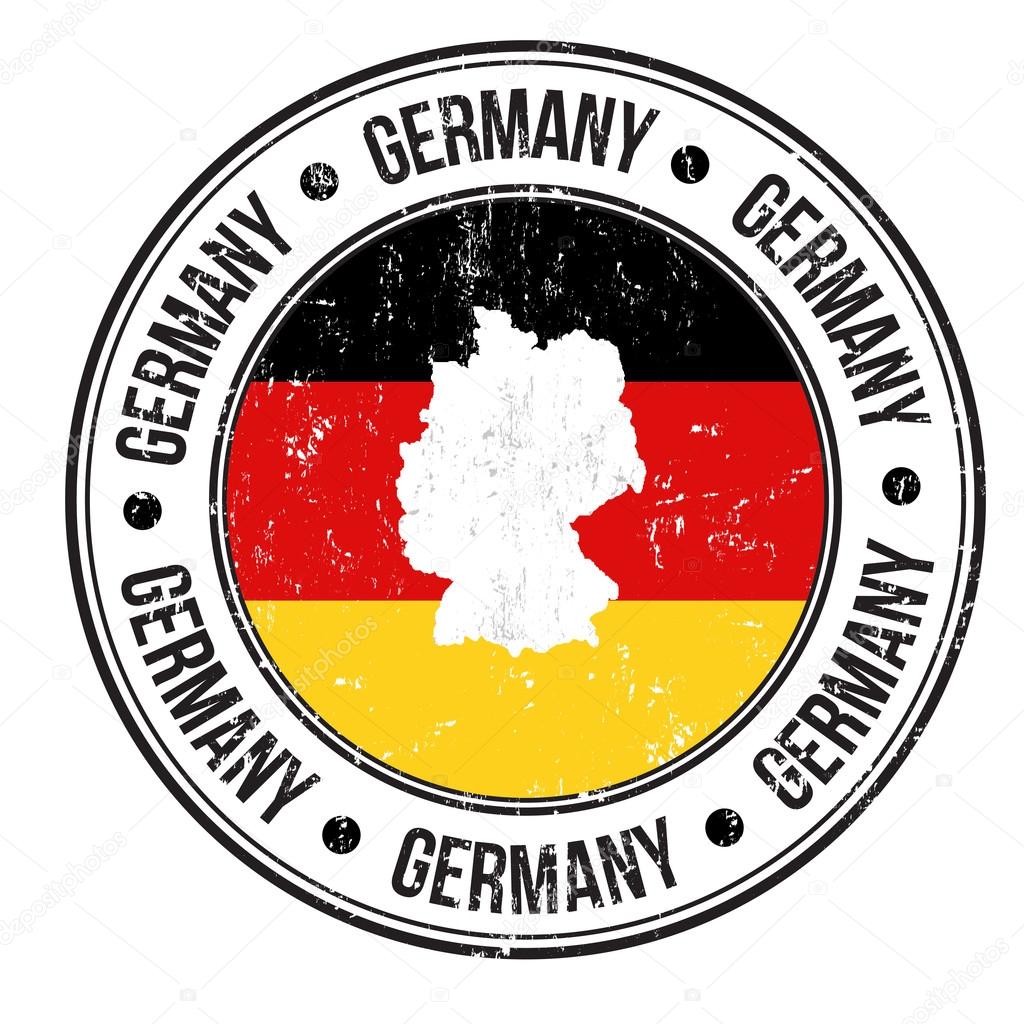 Germany Made in icon. national country flag Stamp sticker 3261066