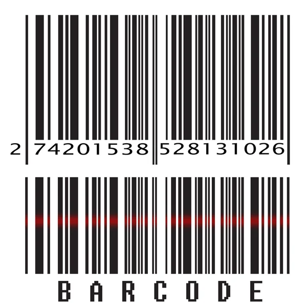 Código de barras — Vector de stock