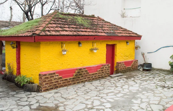 Casa velha no Leptokarya — Fotografia de Stock